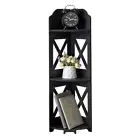 3 Tier Toilet Paper Roll Holder Corner Shelf Stand Caddy Storage Rack Organiser