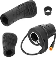Electric Accelerator,Electric Throttle Grips,20X Rubber Half Twist Throttle Grips - Modified Thumb Throttle Part, Ebike Throttle Replacement, Twist