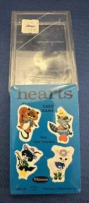 Hearts Card Game Whitman #4494 Vintage NEW SEALED Deck Western Publishing + Case