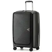 Tosca Space-X 66 cm 4-Wheel Expandable Suitcase - Black