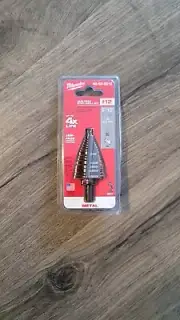 Milwaukee Jam-free Step Drill Bit #12, New.