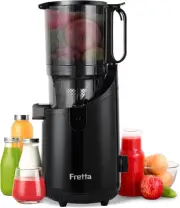 Fretta Cold Press Juicer,Masticating Slow Electric Juicer Machines with 250W ...