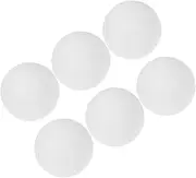 EXHUMKY 6Pcs Replaceable Foosball Balls for Desktop Soccer Games Durable Mini Footballs for Tabletop Play Replacement for Table Foosball Accessories