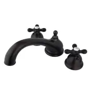 Kingston Brass KS3355AX Two-Handle Roman Tub Faucet, Oil Rubbed Bronze, Bronze