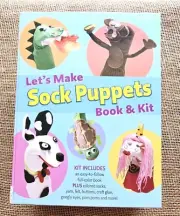 New Lets Make Sock Puppets Book & Kit Muddle Puddle Books