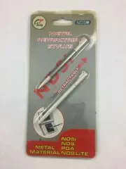 New Metal Stylus 2 Pens Retractable Silver White FOR Nintendo DSi TWL-001