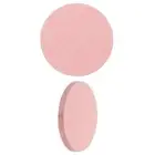 2Pcs 3.9" Round Diatomaceous Coasters for Plants Drink, Pink