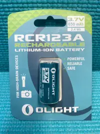 在飛比找露天拍賣優惠-台中工具老爹 OLIGHT RCR123A 16340 3.