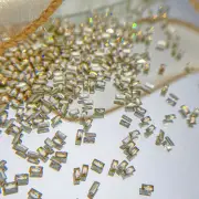 Mixed Mini Nail Rhinestones Flat Back Crystal Stones Metal Beads Manicure CR