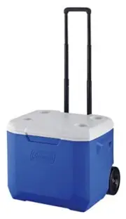 Coleman Coleman Cooler Box Wheel Cooler 60QT Capacity Approx. 56L Blue Whit 649