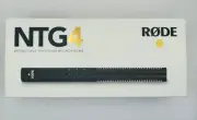Brand new Rode NTG4 Shotgun Microphone with Wind Cover And Mount