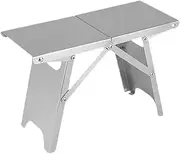 harayaa Outdoor Stool Lightweight Folding Camping Table Fishing Chair Multipurpose Compact Picnic Table for BBQ Cooking Picnic Beach