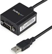 StarTech.com USB to Serial Adapter – 1 Port – USB Powered – FTDI USB UART Chip – DB9 (9-pin) – USB to RS232 Adapter
