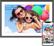 ARZOPA Digital Photo Frame 15.6" Smart WiFi Wireless Electronic Digital Picture Frame 32GB Storage with IPS Touch Screen, Auto-Rotate, User Friendly and Share Photos Videos Instantly Via Frameo