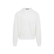 [Jacquemus] Jacquemus-Off White Brode Merino Wool Pullover-Uomo L STAND