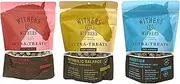 Withers & Withers Sugar-Free Horse Treats Variety Pack, Peppermint, Cinnamon, & Ginger, Horse Cookies, Goat Treats, Healthy - Humane Plant-Based Ingredients, Prebiotics for Horses