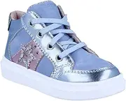 [Richter] Children's Shoes, Girls' lace-up Boots, Grey, Leisure, Sky Candy Jade Silve, 11.5 AU