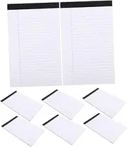 TEHAUX Life A5 Legal Pads 8 Pack Lined Tearable Ideal for Notes Lists and Reminders