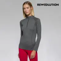在飛比找momo購物網優惠-【Rewoolution】女LINDSEY 190g長袖半開