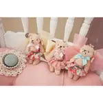 韓國 手作泰迪熊玩偶 娃娃包包吊飾 禮物 鑰匙圈