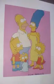 Simpsons Poster # 2 Family Photo by Matt Groening Homer Marge Bart