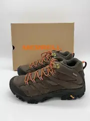 Merrell Men's Moab 3 Prime Mid Waterproof Hiking Boots Canteen New Size 9.5
