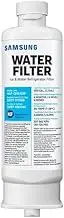 SAMSUNG Genuine Filter for Refrigerator Water and Ice, Carbon Block Filtration, Removes 99% of Harmful Contaminants for Clean, Clear Drinking Water, 6-Month Life, HAF-QIN/EXP, 1 Pack