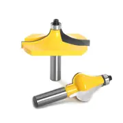 1/2in Shank Handrail Molding Router Bit with a pristine, polished appearance