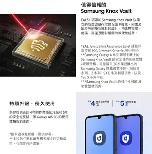 Samsung Galaxy A15 (4G/128G) 6.5吋 智慧手機【贈保護殼+保貼】 (7.5折)