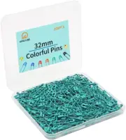 200Pcs 32Mm/1.25 Inch Safety Pins Small Safety Pins Bulk for Clothes Sewing Art