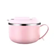 304 Stainless Steel Lunch Box With Lid Lunch Bag Noodle Bowl Large Capacity Fast Food Cup Anti-scalding Lunch Bowl