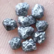 2-3MM Gray Natural 1.00Ct Rough Loose Diamond, Fancy Raw Uncut Diamond