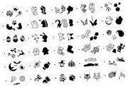 30 Pieces Face Paint Stencils Body Paint Stencils Easy to Clean Face Painting Templates for Holiday School