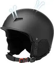 [Generic] Snowboard Hard Hat | Hard Hat Adjustable Protection Snowboard Safety Hat - Safety Hat Breathable with Goggle Clip for Snow Sports Cold Weather