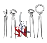 Horse Farrier Tool Kit Grooming Hoof Bot Knife Shoe Puller Nipper Rasps Clincher