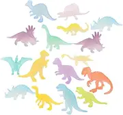 BRIGHTFUFU 16Pcs Small Luminous Dinosaur Models Glow Dark for Parties for Cognitive Learning and Pretend Play Great Halloween Birthdays and Special Occasions