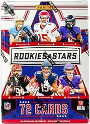 2024 Panini Rookies & Stars Football 6-Pack Hobby Blaster Trading Card Box (1 Autograph or Memorabilia Card)