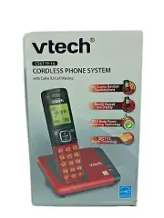 VTECH CS6719-16 Cordless Phone System with Caller ID/Call Waiting RED DECT 6.0