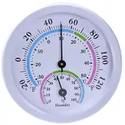 Mini Indoor Thermometer Hygrometer -2 in 1 Temperature Monitor Gauge for White