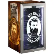 Ned Kelly Designed 98 Litre Glass Door Alfresco Light Up Bar Fridge