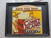 CONEY ISLAND HARD ROOT BEER BEER SIGN #1260