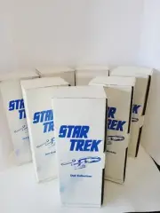 NEW 1988 Star Trek Porcelain Doll Collection Complete 14" 7 Dolls W/Boxes COA