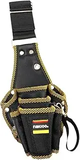 Electrician Tool Pouch Waist Bag, Adjustable Belt Utility Tool Belt Pouch with Multiple Pockets