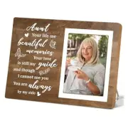 Memorial Aunt Frame - Sympathy Gift for Loss, Remembrance Picture or Gift,