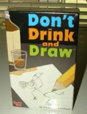 Sealed University Games. Don't Drink and Draw Party Drinking Game 21+