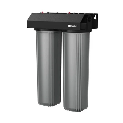 Puretec WH2-60 Dual 20' Whole House Water Filter System 40mm Connections