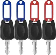 [BOTISY] Luggage Keys TSA Key 007 002 Master Luggage Key TSA Locks for Luggage Key Padlock Luggage Key Locks (4PCS-TSA002)