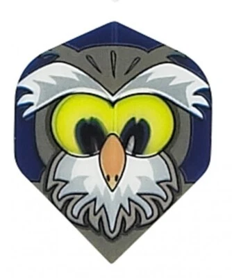RUTHLESS OWL Standard Flights 100 Micron (Ex-Tough) 5 sets 15 flights) tracked