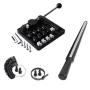 Ring Bender Machine for Spoon Rings Making, Ring Bending Tool for Jewelry Maker with Nylon Dies Rings Making Kit black