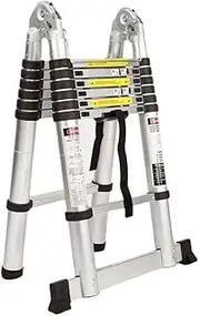 Bullet Pro Multipurpose Folding Aluminium Telescopic Ladder, 4.4 Meter Height